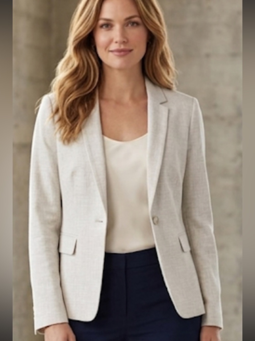 Sophisticated Light Gray Blazer